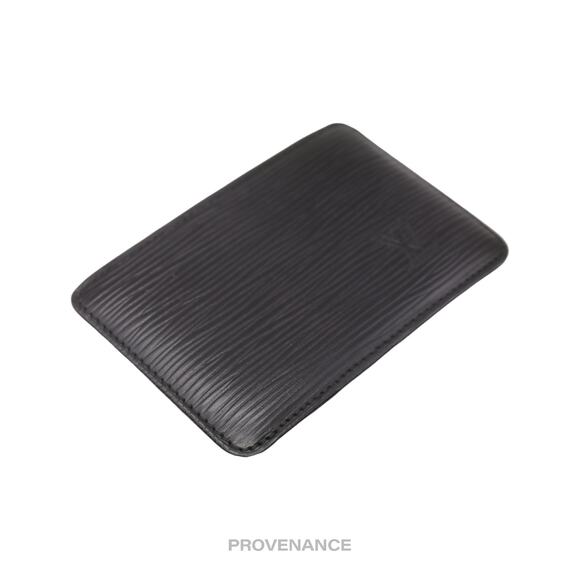 🔴 Louis Vuitton MALLETIER Card Holder Wallet - Black Epi - Picture 5 of 7